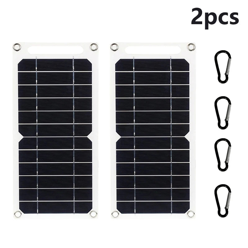 OnePlus 35W Solar Panel Power Bank with USB Waterproof Outdoor Hiking Camping Portable Battery For Mobile Phone Charging Panel