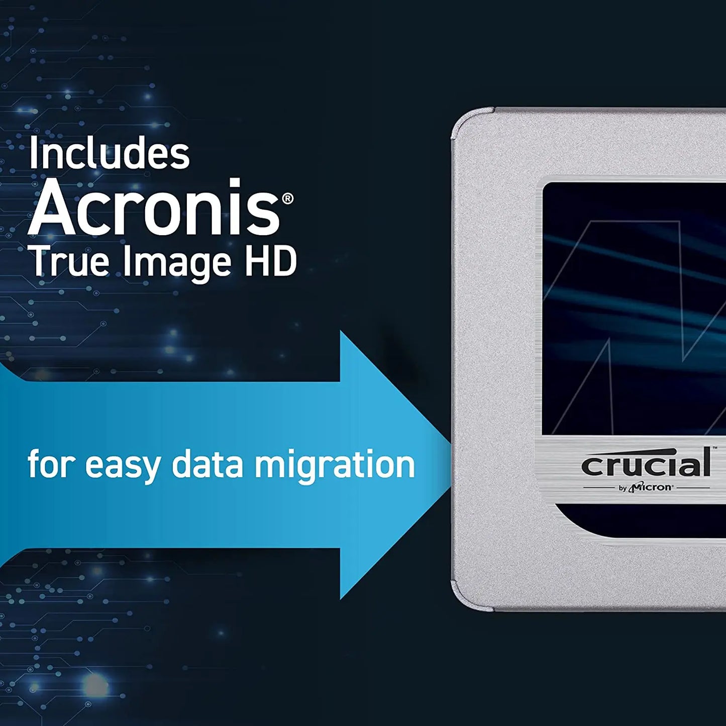 Crucial MX500 1TB 500GB 250GB 3D NAND SATA 2.5 Inch Internal SSD, up to 560MB/s