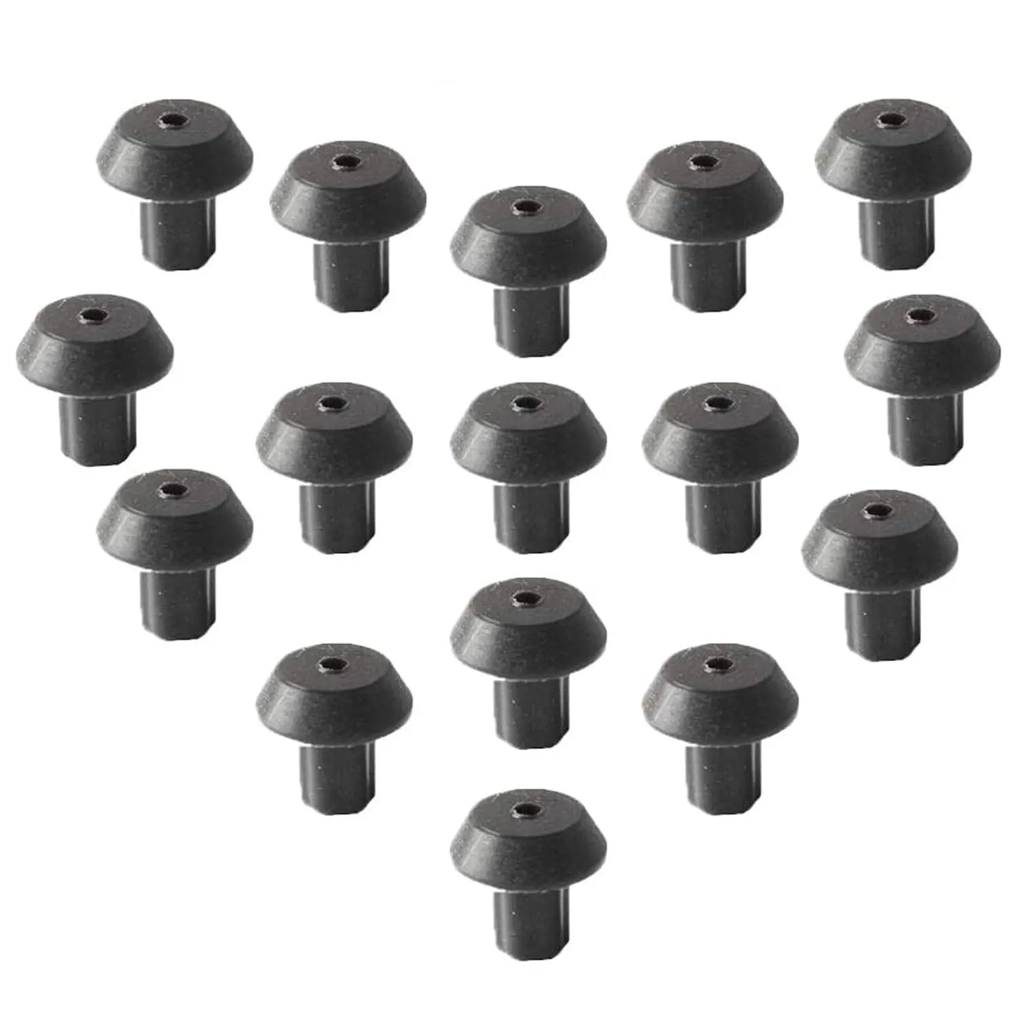 16pcs Rubber Grate Feet Rubber Foot Gas Range Burner Grate Rubber Feet Replace Part for GE WB2K101 WB02T10461 AP2622260 PS241358