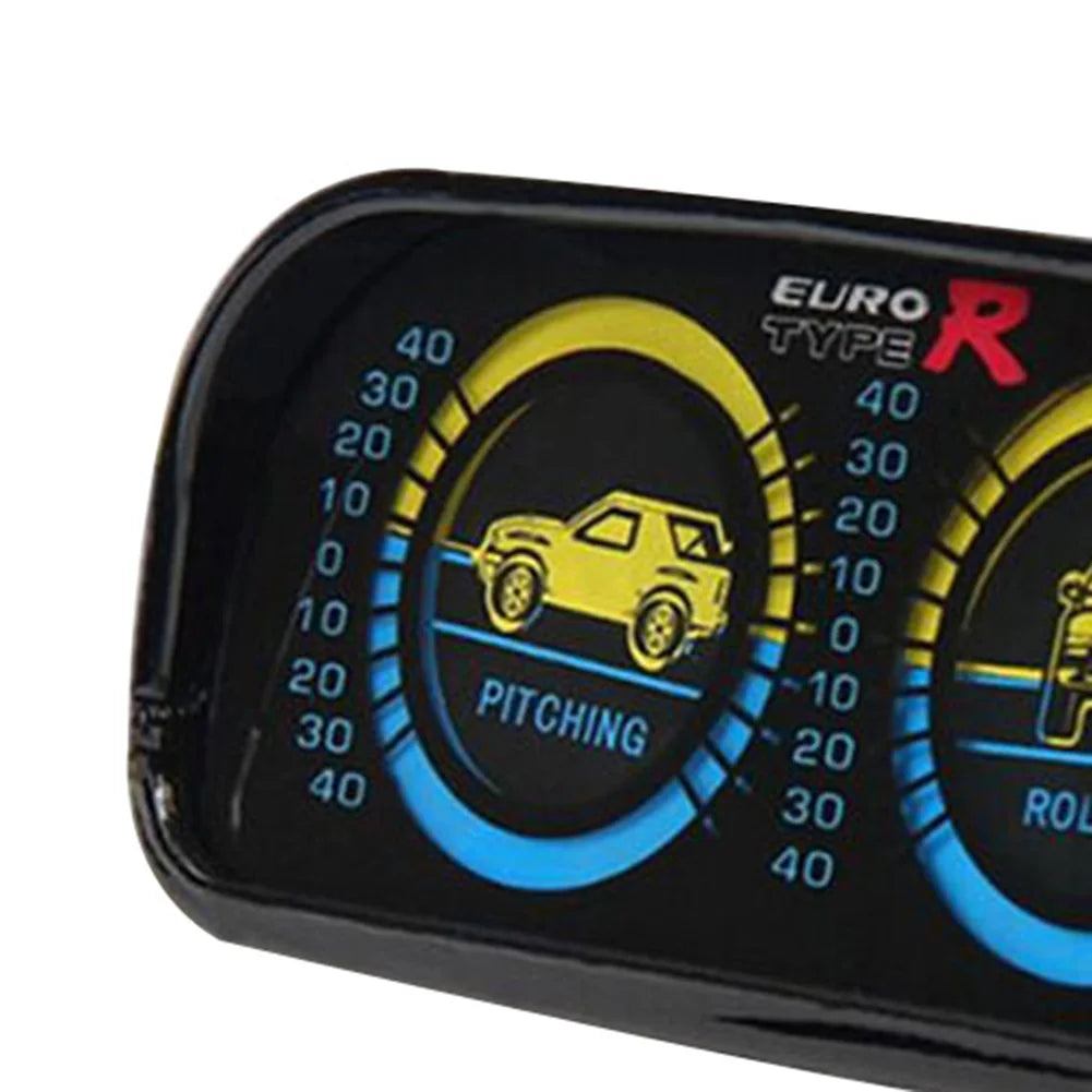 Inclinometer Clinometer Two-Barreled Backlight Car Angle Tilt Inclinometer Car Compass LED Inclinometer Off Road 4x4 Accessories