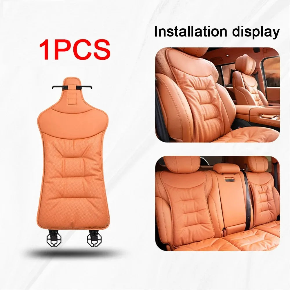 Car Seat Cushion Premium Comfortable Leather Car Seat Cushion Thickened Non-slip Single Piece Front and Rear Seat Cushion