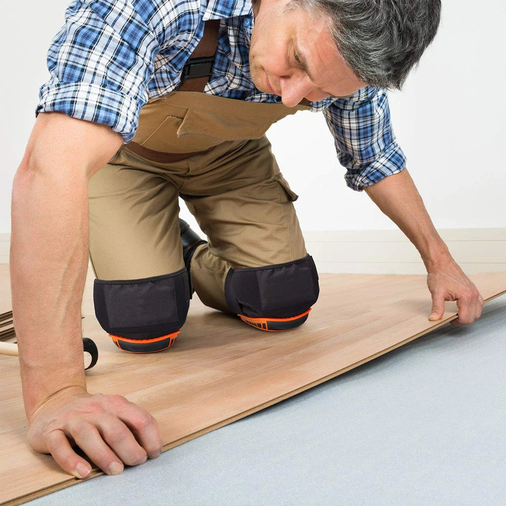 Comfortable Gel Cushion and Adjustable Straps for Working, Gardning Professional Heavy Duty EVA Foam Padding Knee Pads