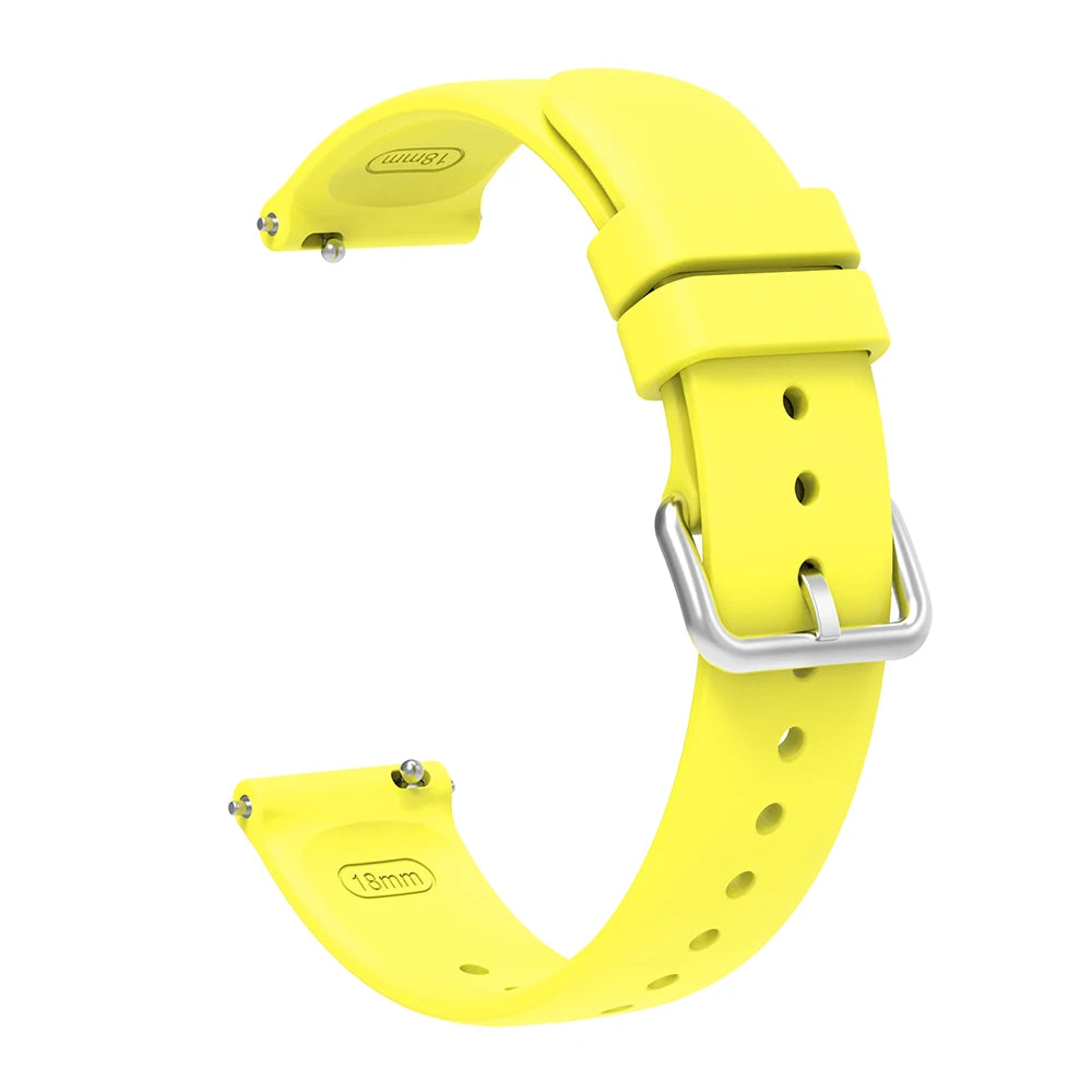For Xiaomi Watch S4 41mm Silicone Strap Band Wristband 18mm Correa For Huawei Watch GT 5 4 41mm/Watch5 42 Accessories Watchband
