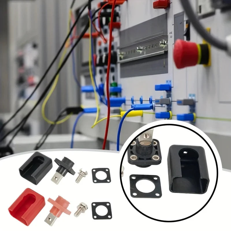 2Pcs 120A 200A All-Copper Lithium Battery Terminal Connector Energy Storage Terminal Battery Connector Adapter