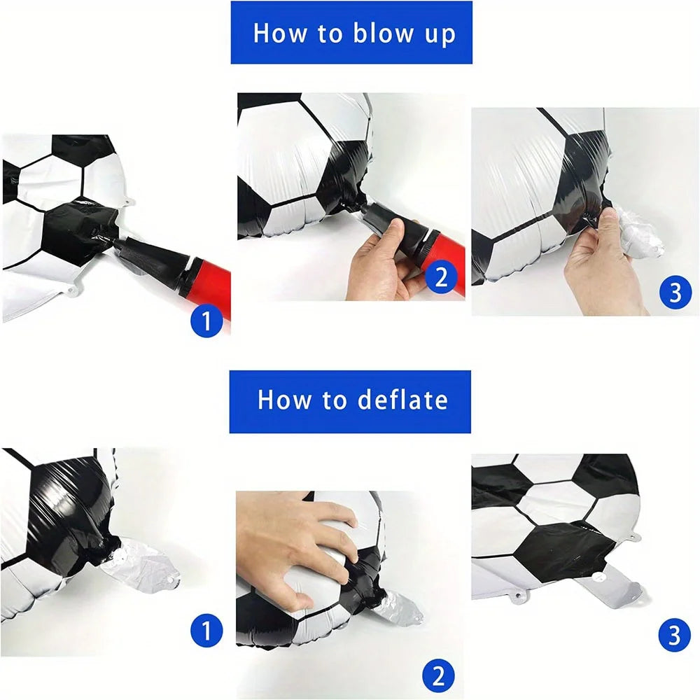 141pcs Football Themed Balloon Garland Arch Kit,suitable for Football Game Events,birthday Parties,anniversary Celebrations, Etc