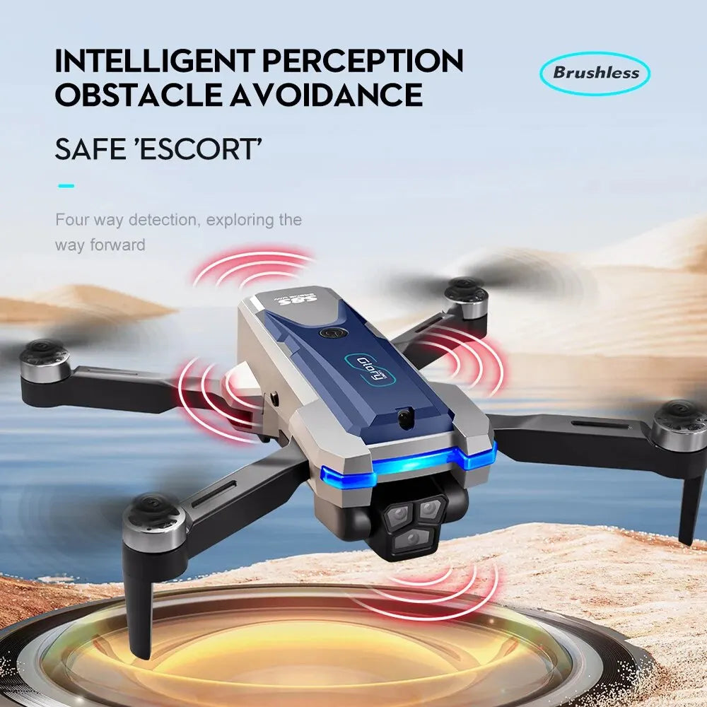 S8S GPS Drone 5G Wifi 8K HD Dual ESC Camera Optical Flow 360° Obstacle Avoidance Brushless Motor RC Foldable Quadcopter 9000M