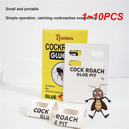 1~10PCS Cockroach Killer Bait Sticky Cockroach Traps Indoor Outdoor Non-toxic House Gintrap Pest Mosquito Repeller