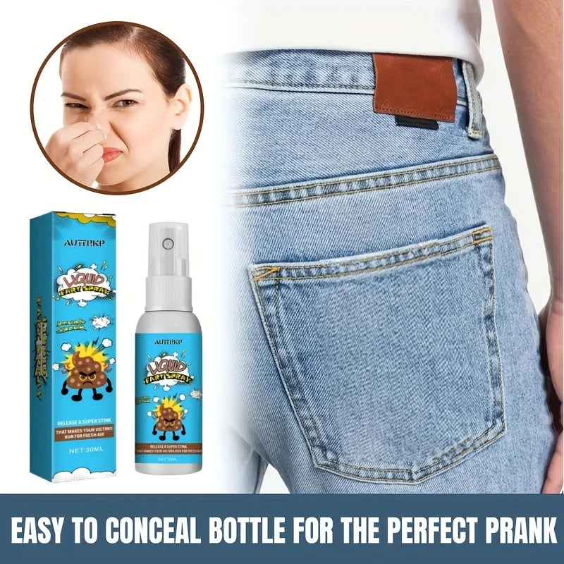 Funny Fart Spray Gas - Real Smelling Fart Gas for Pranks,Parties & Gag Gifts-Long-Lasting Stinky Spray Suitable,Novelty Joke Toy