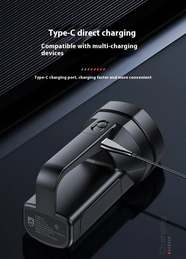 Philips new SFL3121 flashlight strong searchlight with side light can be used for a variety of lighting