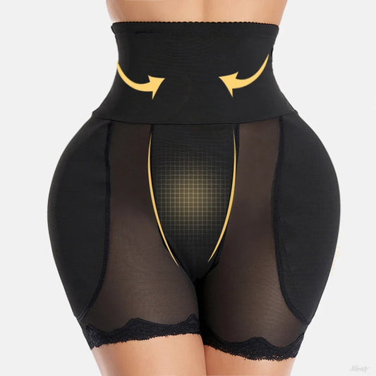 Bodysuit Shapewear Padded Hip Butt Lifter Panties High Waist Trainer Women Tummy Control Body Shaper Hip Enhancer Thigh Slimming