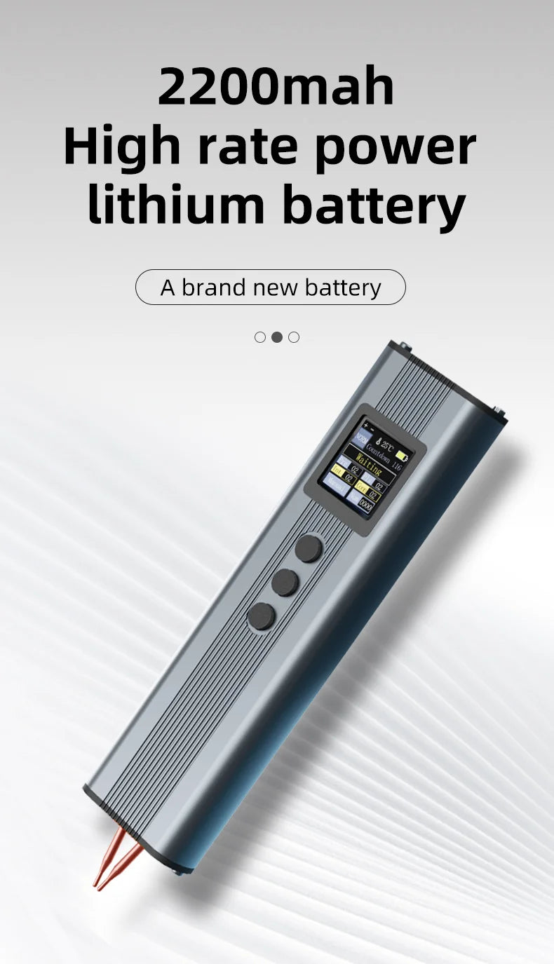 FS01 11 Gears Adjustable Spot Welder Handheld Battery Spot Welding Tool Weldable 0.3MM Nickel Belt 18650 Lithium Battery