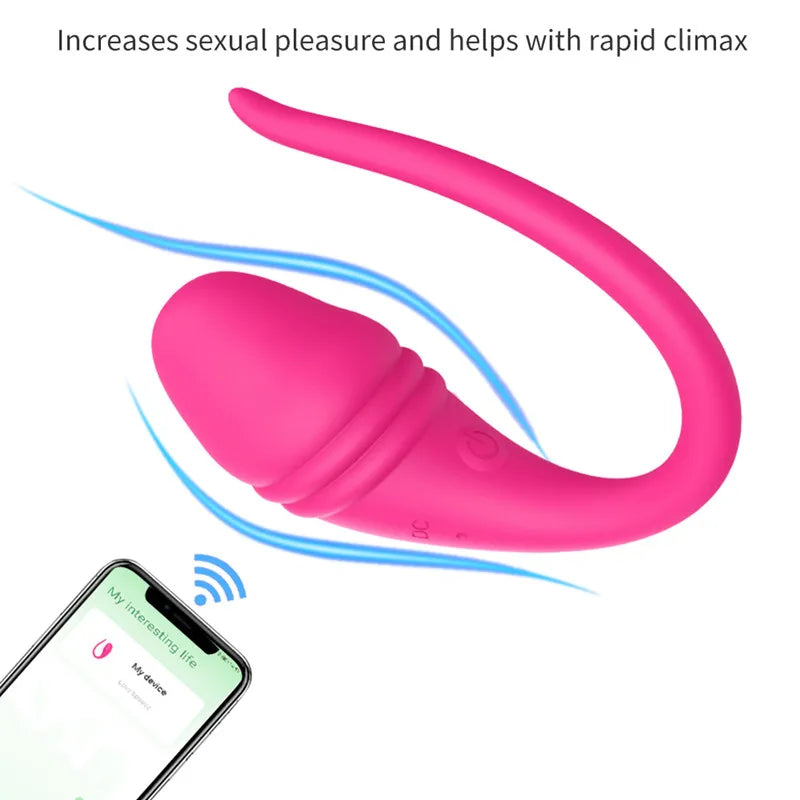 Wireless Remote APP Dual Control Dildo Vibrator for Women Wear Vibrating Egg Vagina Ball Clit Female Panties Sex Toys for Adults