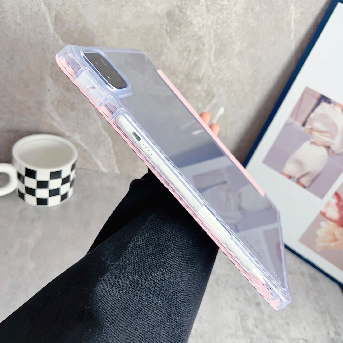 For Xiaomi Mi Pad 8 7 6 Pro 11.2 Case Redmi pad SE 11 2 K Pad 8.8 Auto Wake up & Sleep Silicone Cover Y-Fold Support Charging