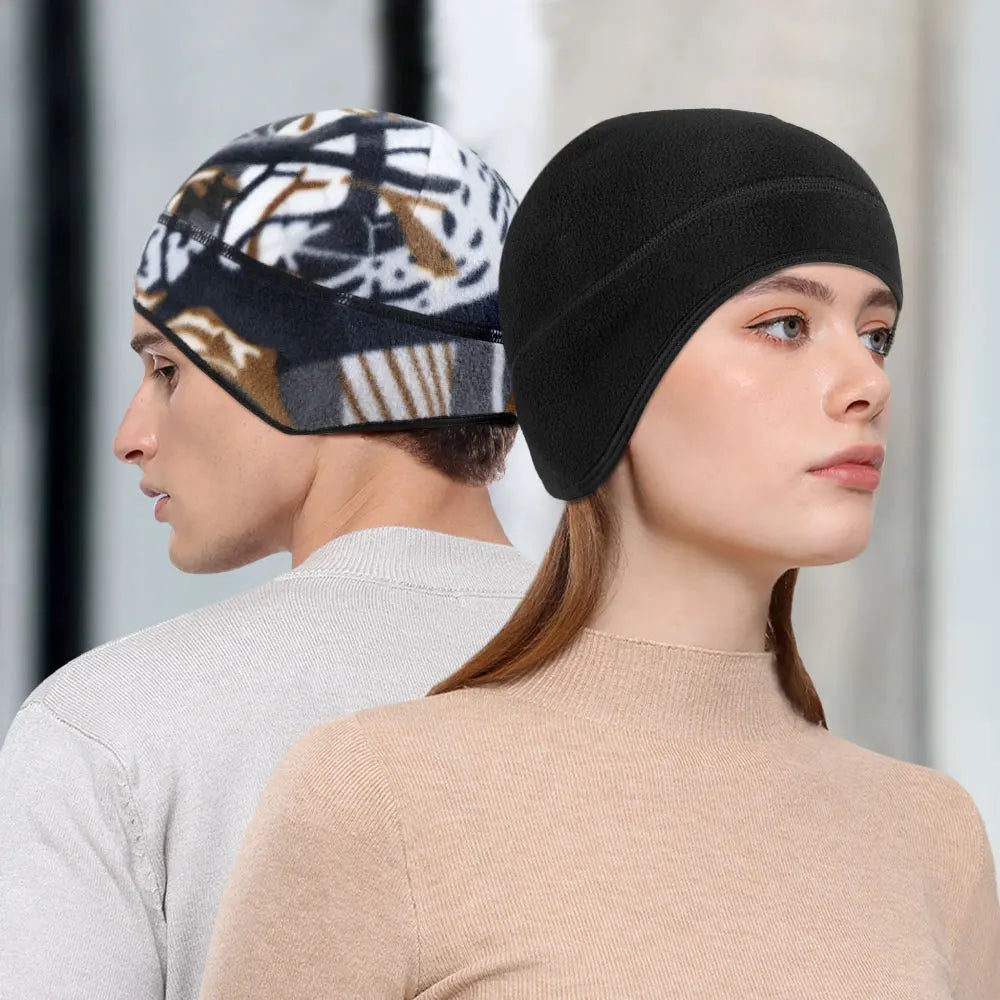 Winter Hats Thermal Fleece Running Caps Ear Warmer Cover Sports Ski Snowboard Hiking Cycling Ski Windproof Soft Cap Men Women