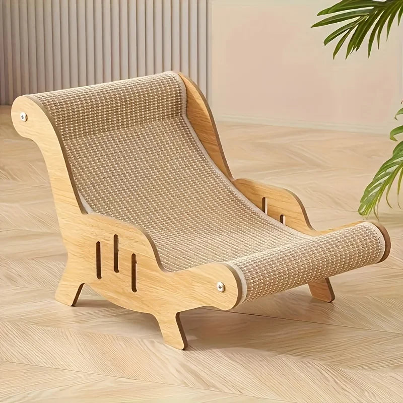 Durable Sisal Cat Scratching Board Dinosaur Shape Solid Wooden Sofa Pet Furniture Anti Scratch Toy for Kittens