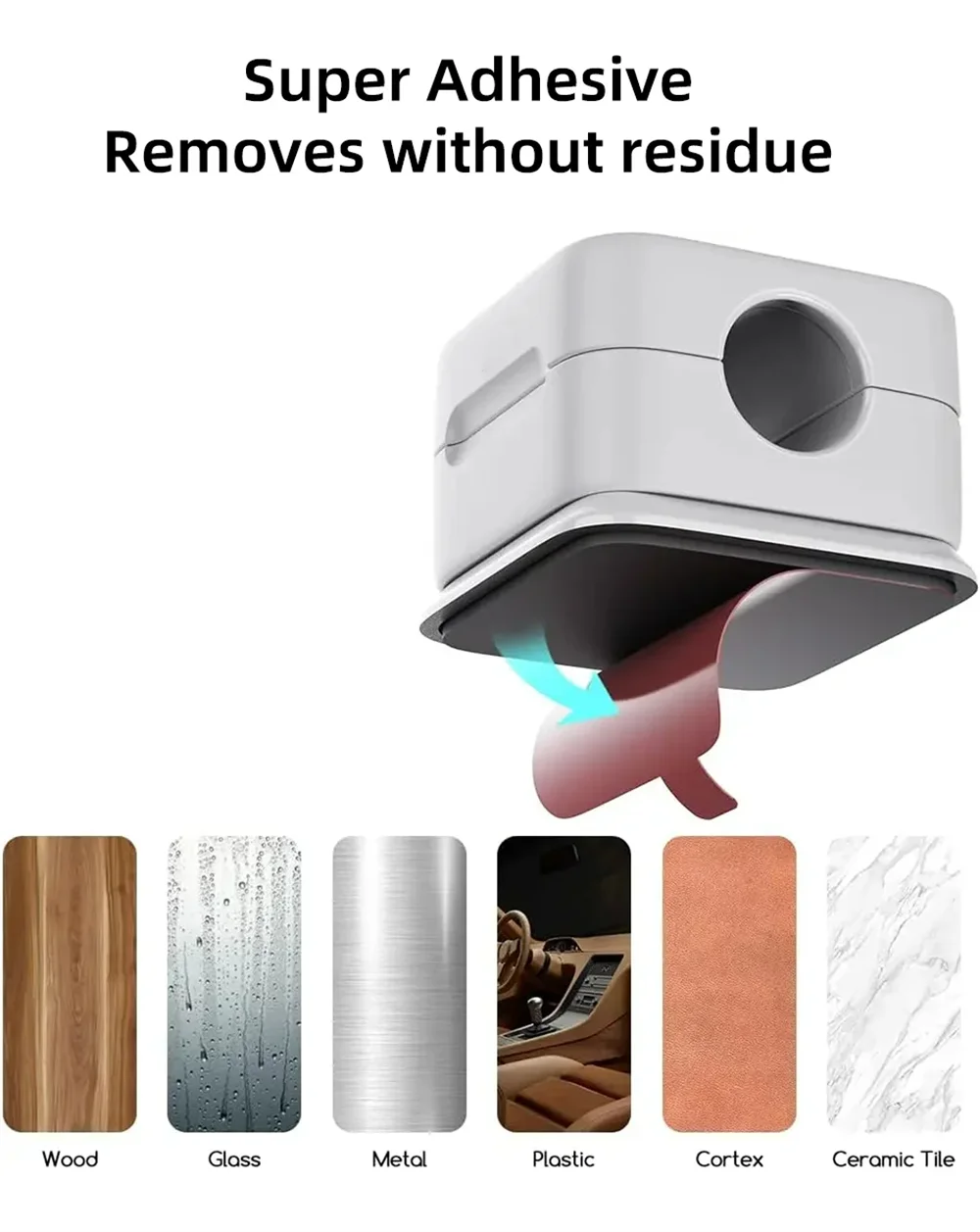 Magnetic Cable Organizer Cable Clips 1/3/6 PCS Management Wire Keeper Wall Data Cable Winder Adjustable Cord Holder Under Desk