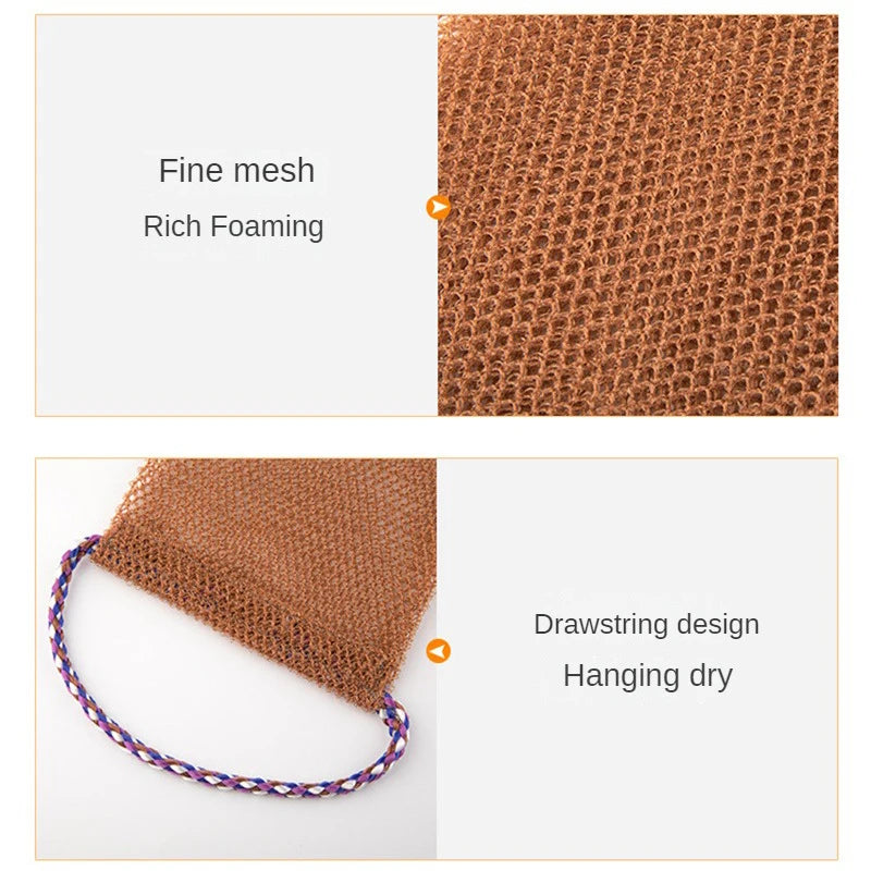 2024 African Net Sponge Exfoliating Body Net Scrubbing Wash Net Washcloth Bathing Sponge Net Shower Cleaning Tools