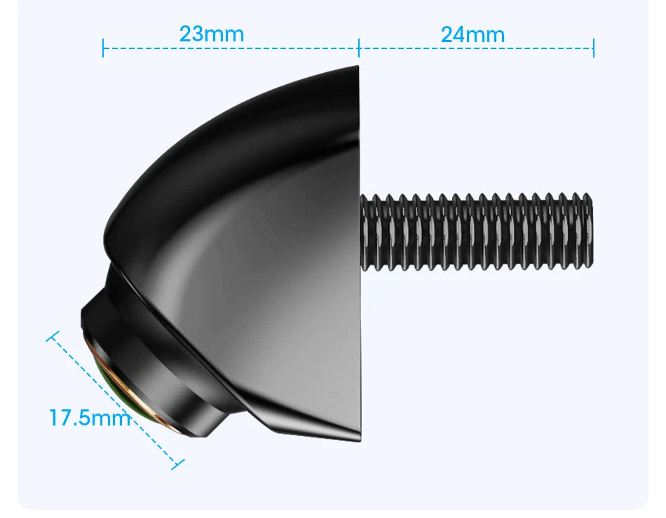 AHD 1920x1080P CVBS Night Vision 12V IP68 Waterproof 170° Degree Fisheye Golden Lens Full HD Vehicle Backup Car Rear View Camera