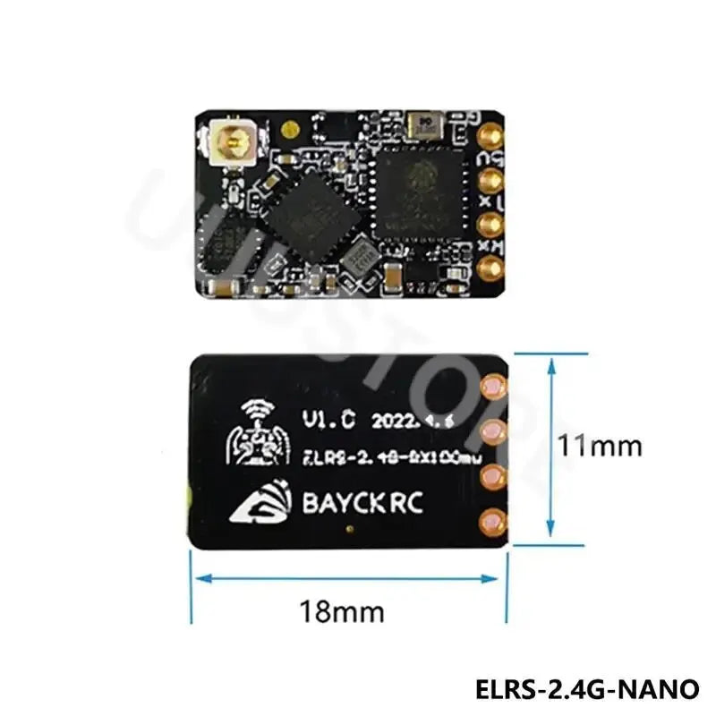 ELRS 2.4GHz NANO ExpressLRS Receiver BETAFPV NANO 2400 RX With T Type Antenna Support Wifi Upgrade for FPV RC Drone