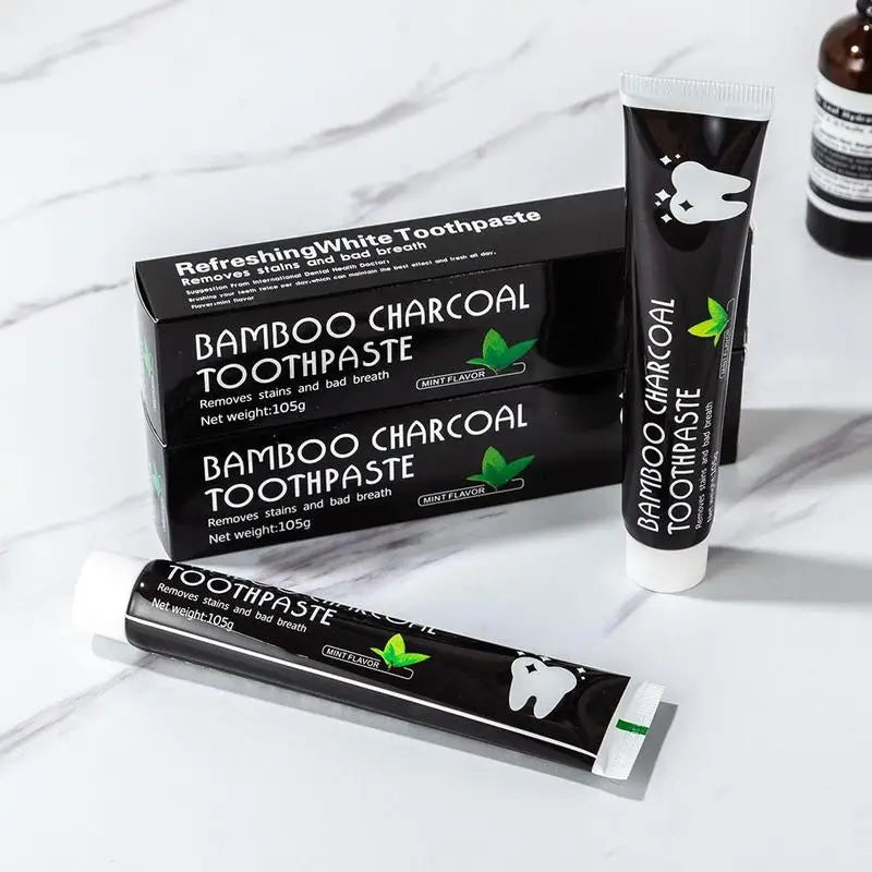 Bamboo Charcoal Toothpaste Whitening Teeth Activated Carbon Removing Yellow Teeth Cleaning Tooth Stain Oral Fresh Tooth Care