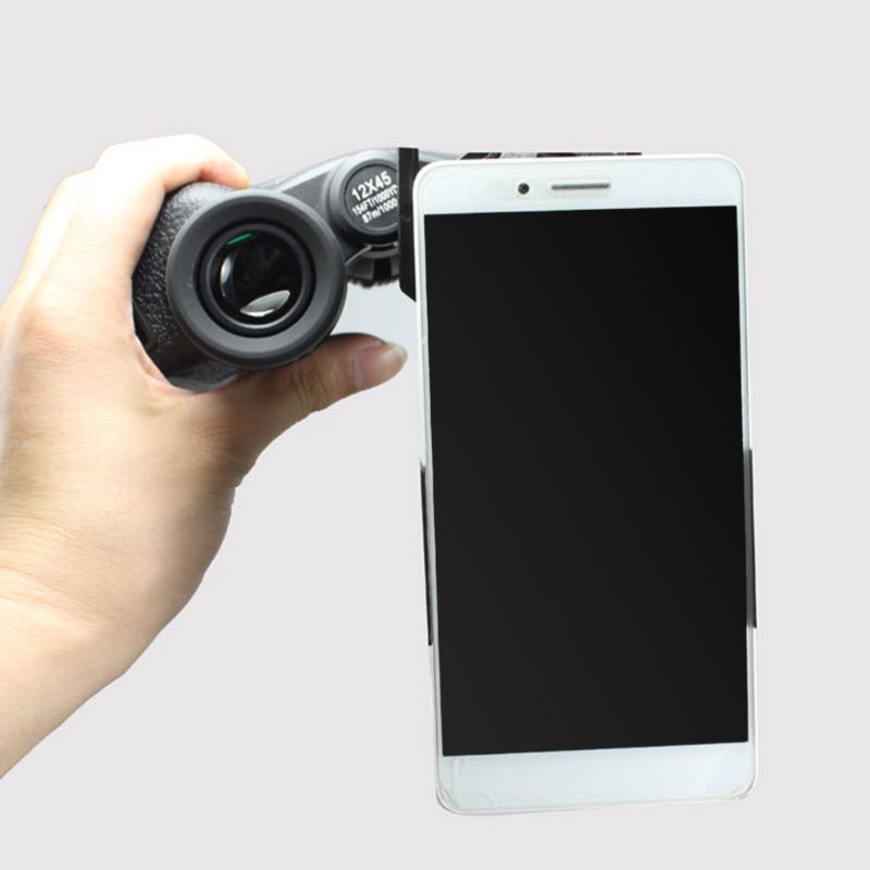 Adjustable Plastic Cellphone Adapter Mount Microscope Spotting Scope Telescope Clip Bracket Phone Stand Holder