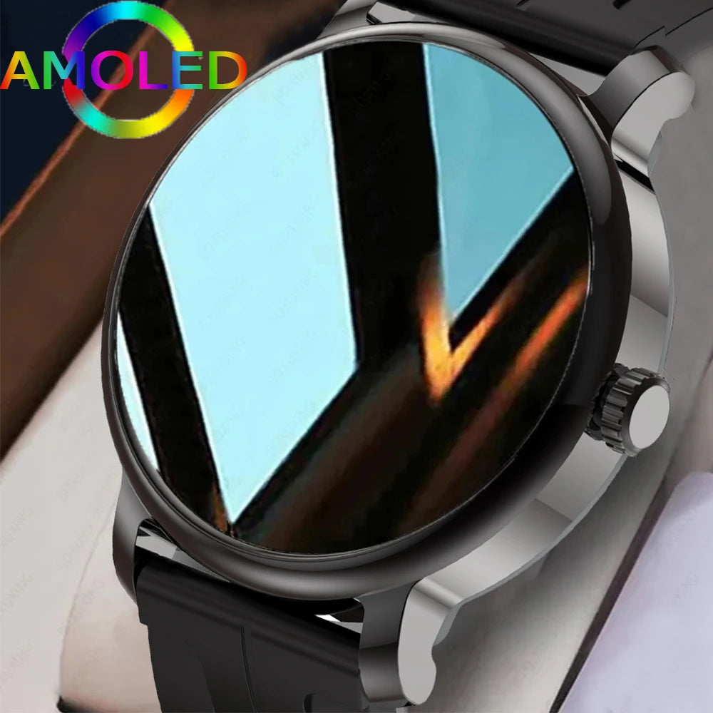 LEMFO New Smart Watch 2024 Amoled HD Screen Bluetooth Call IP68 Waterproof Smart Watches For Men Heart rate 1.43 inch 466*466