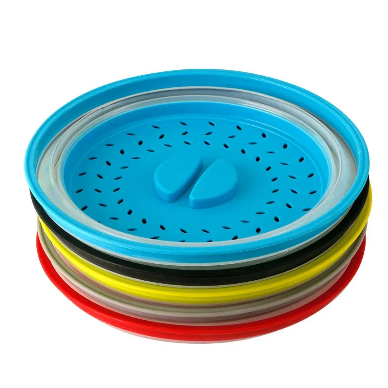 Kitchen Tools Microwave Splatter Cover Heating Folding Cover Fresh-keeping Cover Oil-proof Splash-proof Cover Cooking Lid