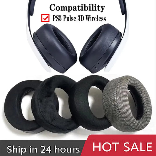 Replacement Ear Pads Cups Earpad Memory Foam Cushions For Sony Playstation PS5 Pulse 3D Wireless Headphones Headset Cooling Gel