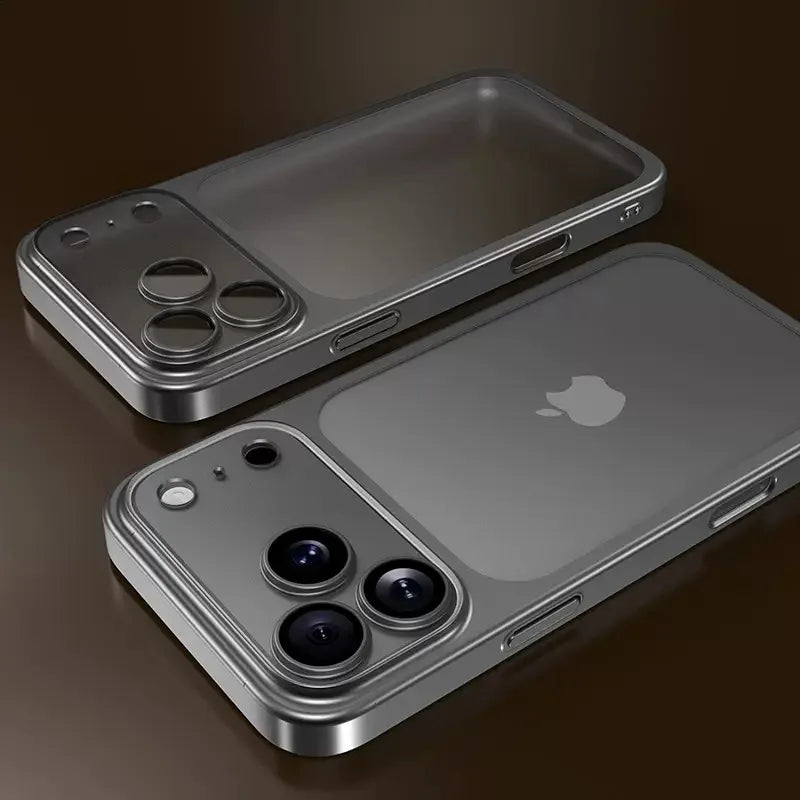 Official Cosmic Plating Frosted Translucent Thin Phone Case For iPhone 17 Pro Max/17/17Pro/Air Series Bumper Cover