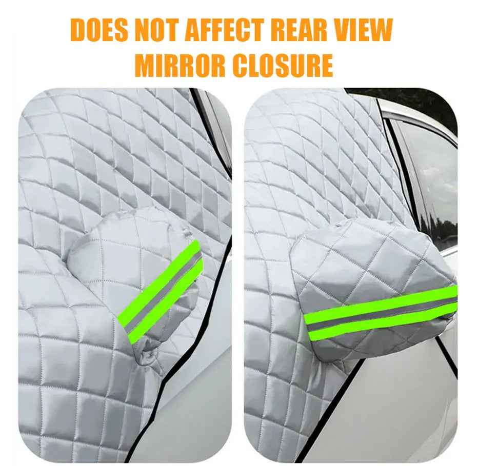 Car Covers Hail Protector Half Cover Protective Exterior Awning Sunshield Anti-hail Outdoor Waterproof Universal Windshield Dust