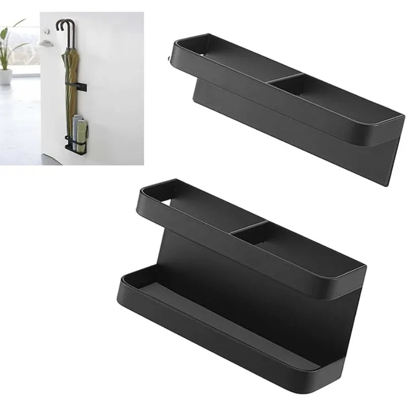 Umbrella Stand Holder Indoor Magnetic Space Saving Umbrella Stand No Punching Durable Height Adjusting Umbrella Holder Rack