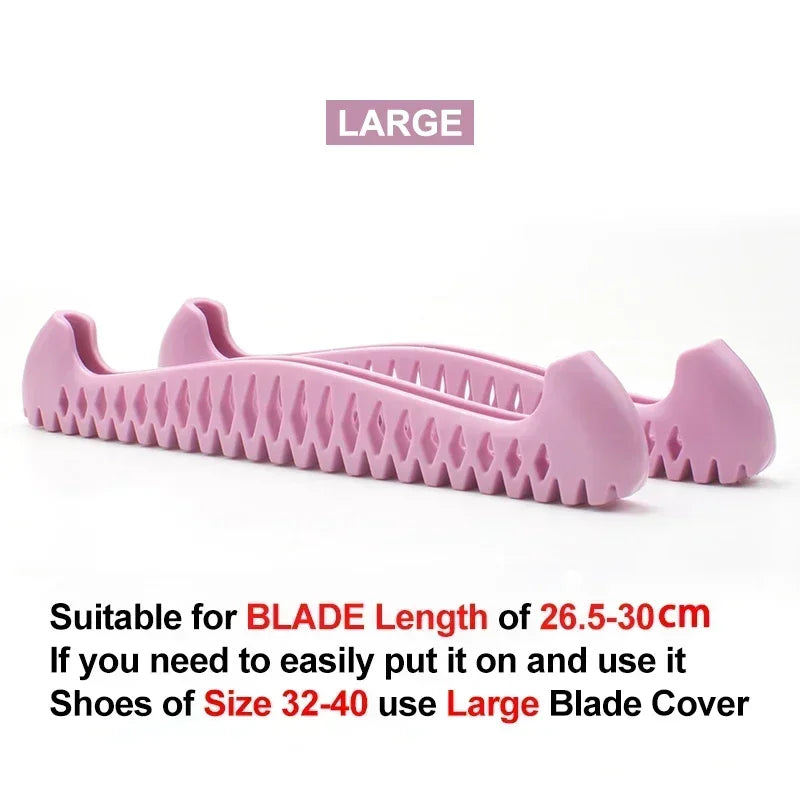 Adjustable TPU Ice Skating Blade Covers Walkable Figure Skate Ice Skate Hockey Skates Prevent Puncture Scalable Blade Sleeve