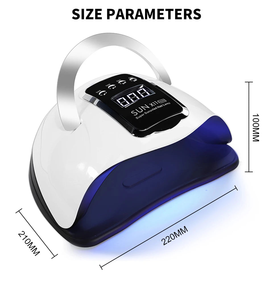 LIMEGIRL UV LED Light for Nails Polish Drying Lamp with Motion Sensing Manicure Pedicure Professional Home Salon Tool Equipment