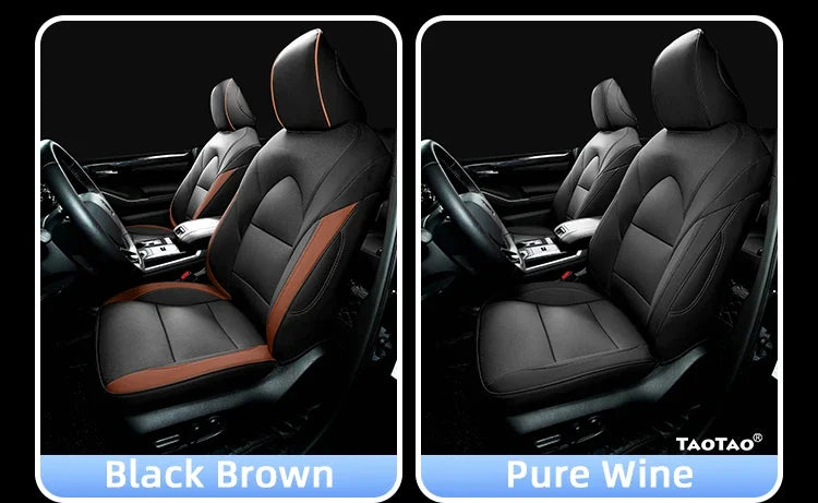 Custom Fit Highlander Car Seat Covers for Select Toyota Highlander Full Set Three-Row Second Row 2020 2021 2022 2023 2024
