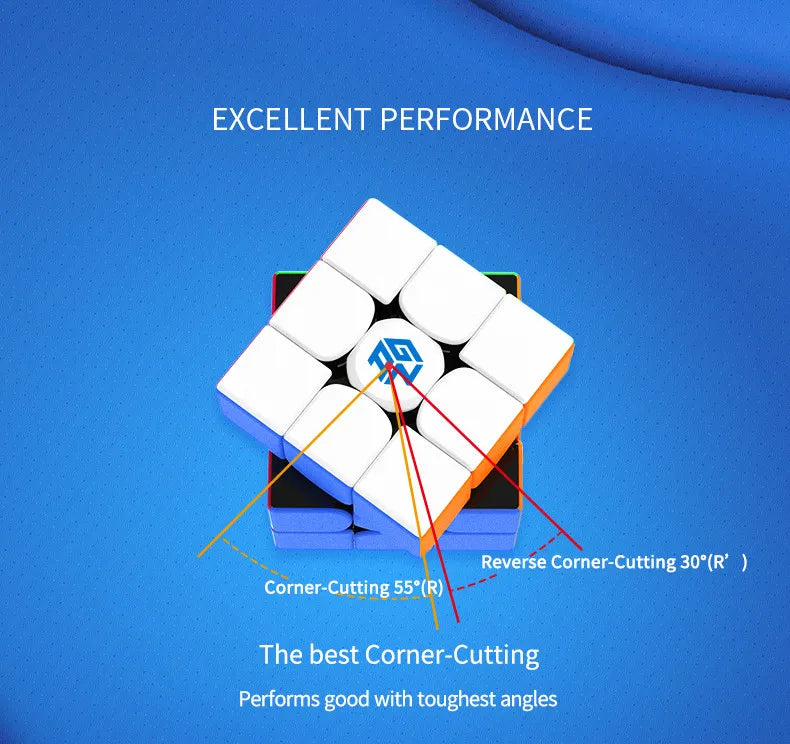 GAN 356 RS Speed Cube Stickerless 3x3 Speedcube 3x3x3 Professional Magic Cube Puzzle Toys for Children GAN Cubes