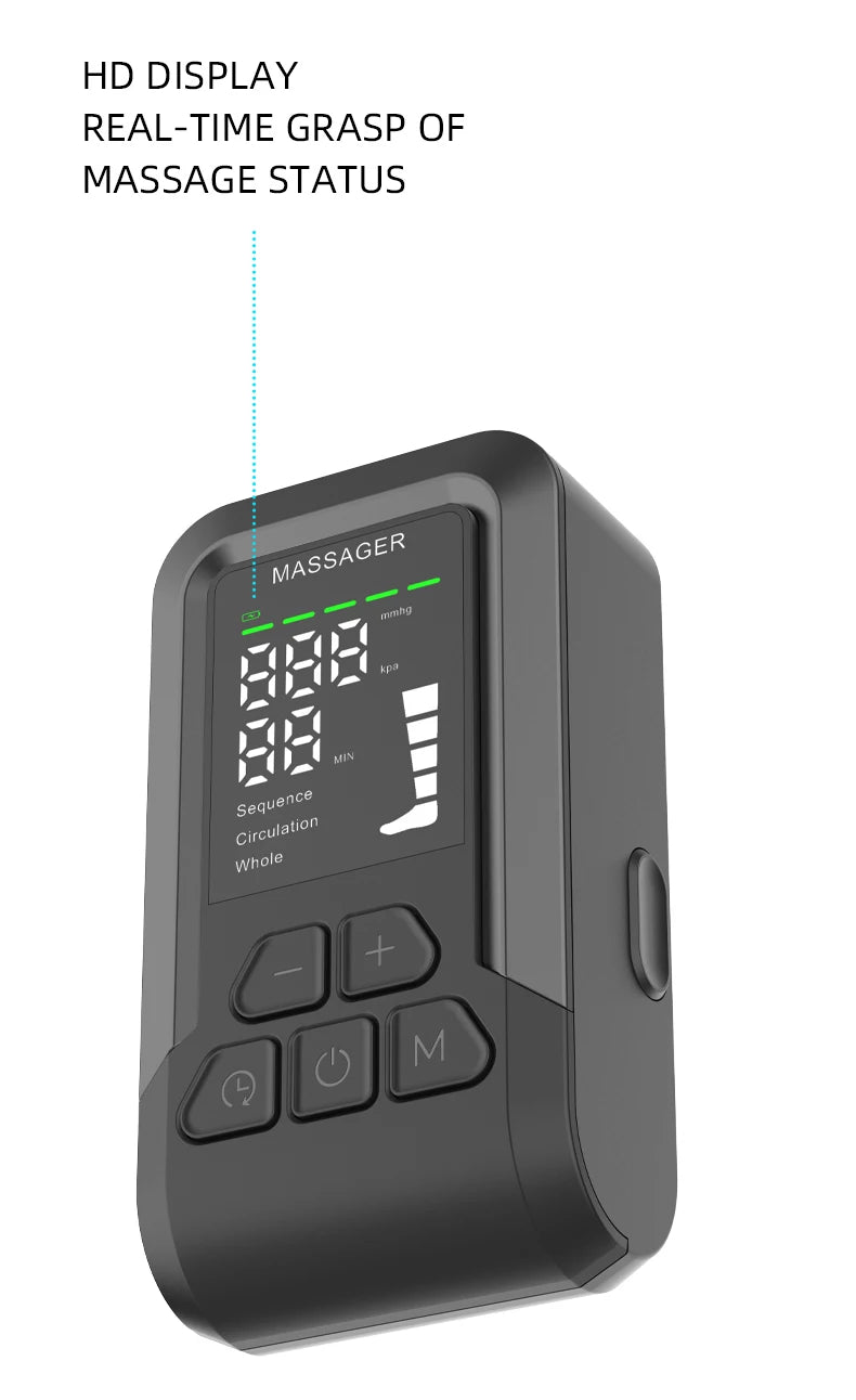 Air Compression Recovery System, Professional Sequential Training device, Foot Leg Recovery Boots for Improved Circulation