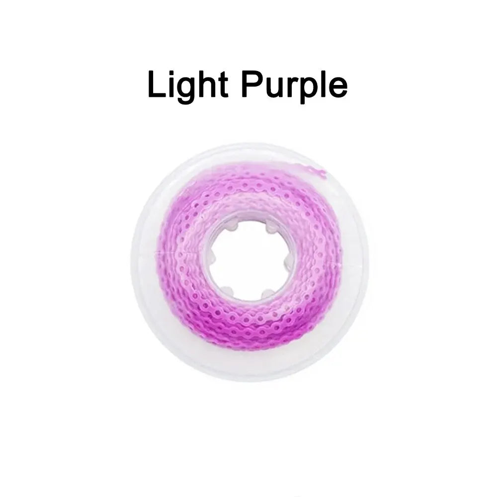 15 Feet/Roll Dental Orthodontic Elastic Ultra Power Chain Rubber Bands Long Short Continuous Denspay Dental Orthodontic Material