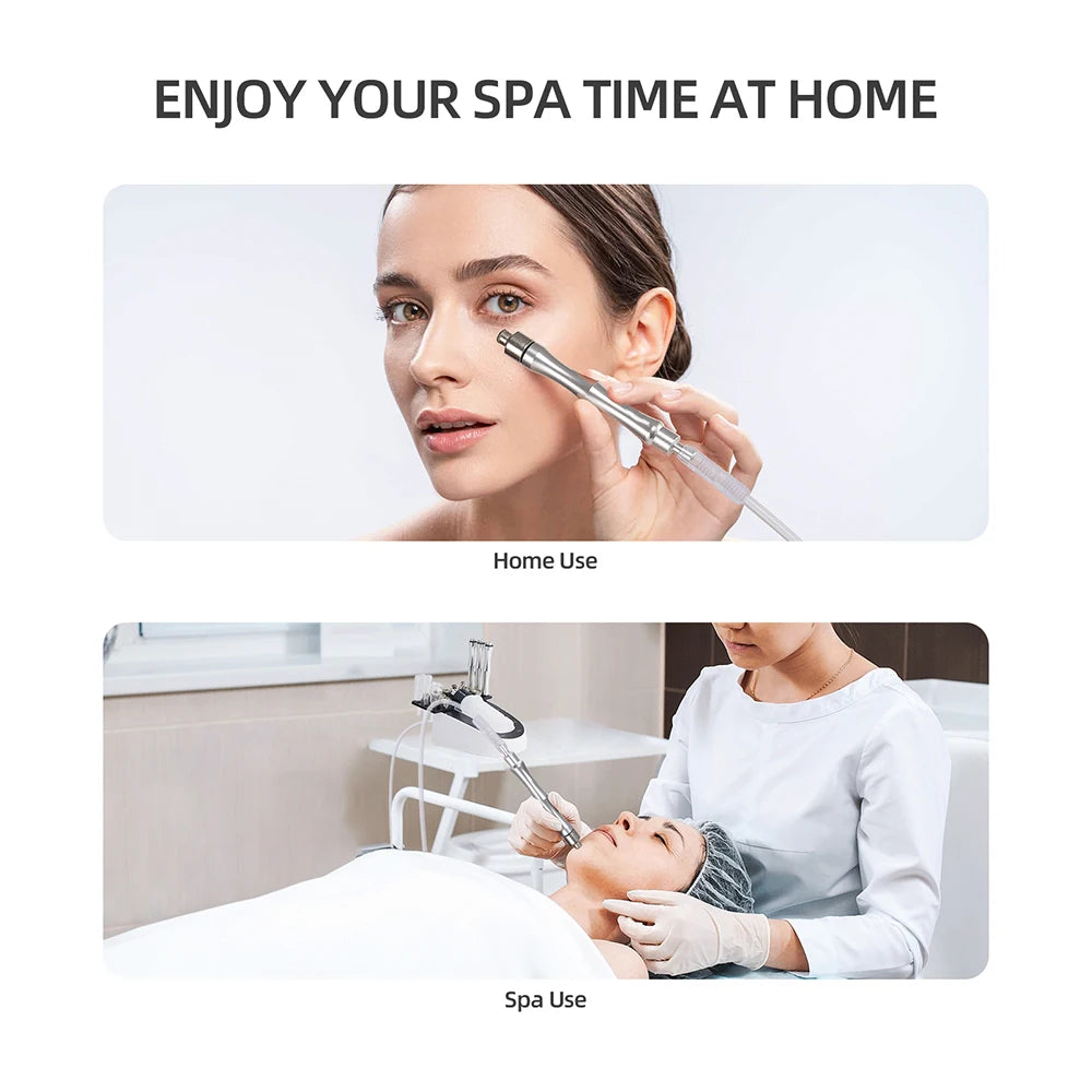 Home Use Facial Diamond Microdermabrasion Machine Face Peeling Beauty Machine Skin Exfoliation Pore Deep Cleaning SPA Skin Care