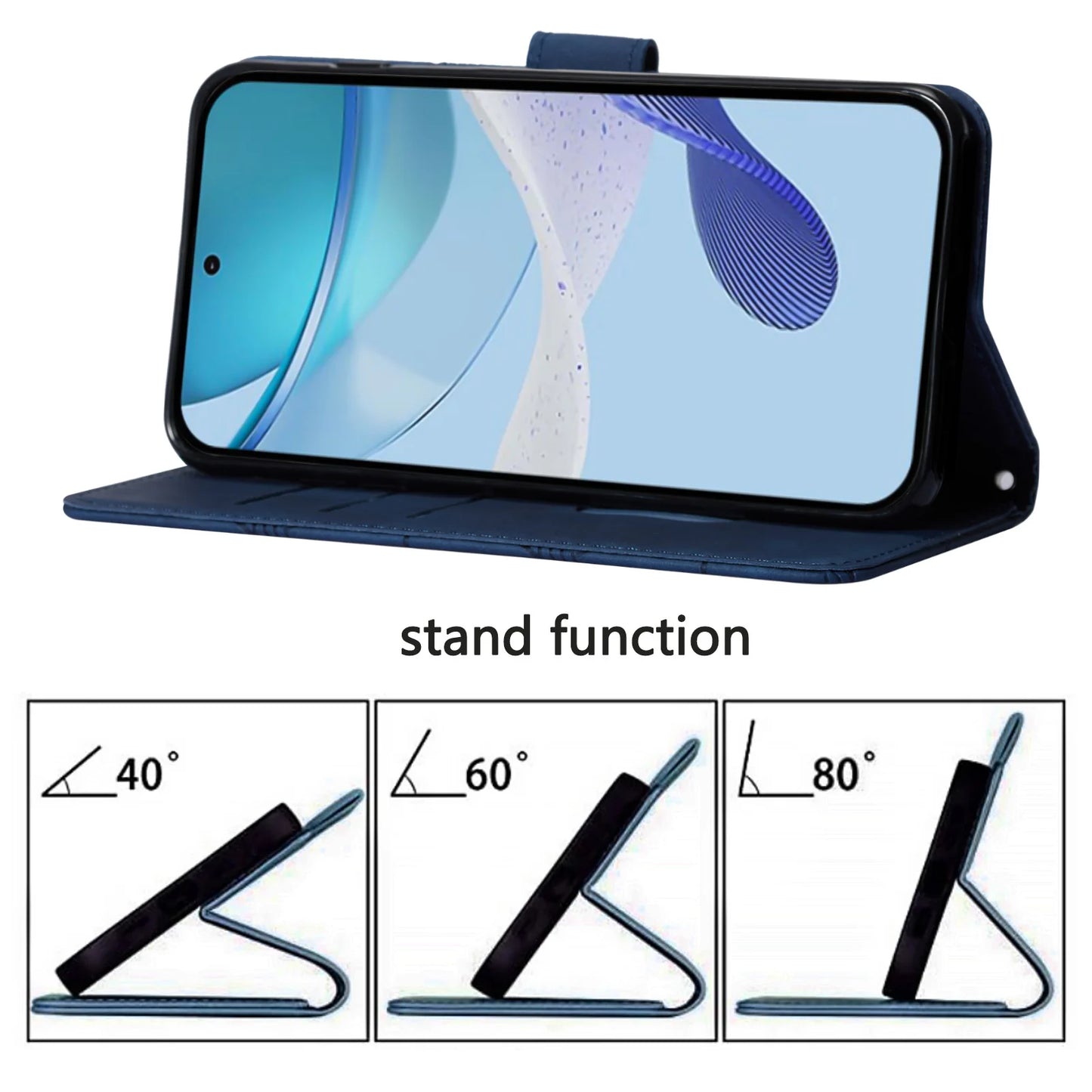 Flip Leather Card Wallet Case for VIVO V60 V50 V30 Lite V50e V50 V40 Pro V40 V30 SE V40e V30 V29 V27 Pro V30e V27e Phone Cover
