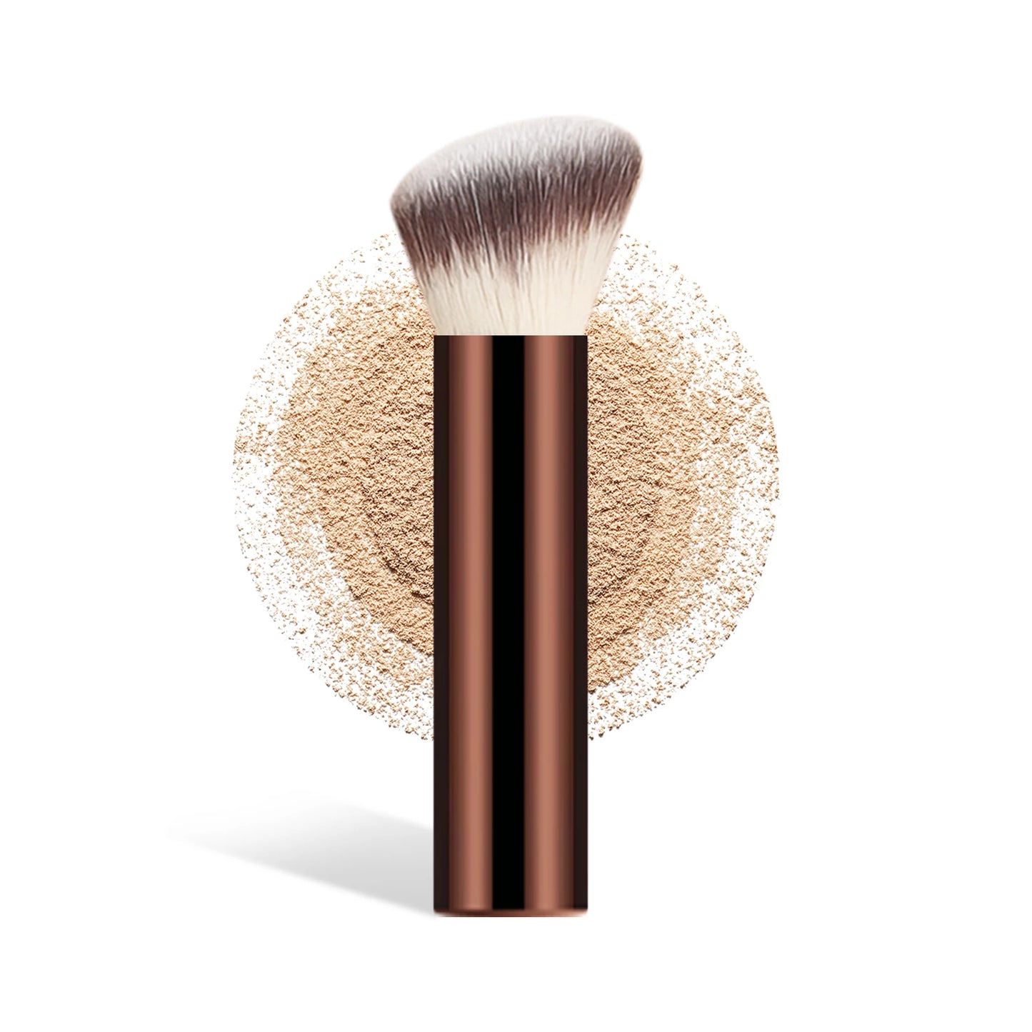 Aluminum base Contour brush soft and fluffy powder brush Makeup Brush Seamless Finish Brush Fiber Hair Design Single Face Brush