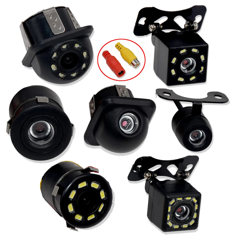 Car Rear View Camera 12IR Night Vision Reversing Automatic Parking Monitor CCD IP68 Waterproof Wide Degree High-Definition Image