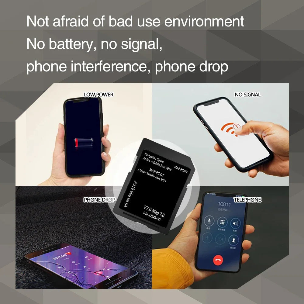 GPS Maps Africa Middle East Version for Mercedes GL/GLA/GLE/GLS-class Car GARMIN Navigation SD Card A2189060604 Free Shipping