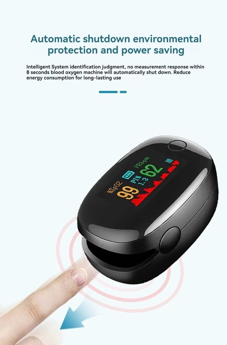MINK Finger Clip Heart Rate Meter Measure Finger Oximetry PI Value Monitor Pulse Black Gem Oximeter Heart Rate Monitor Portable