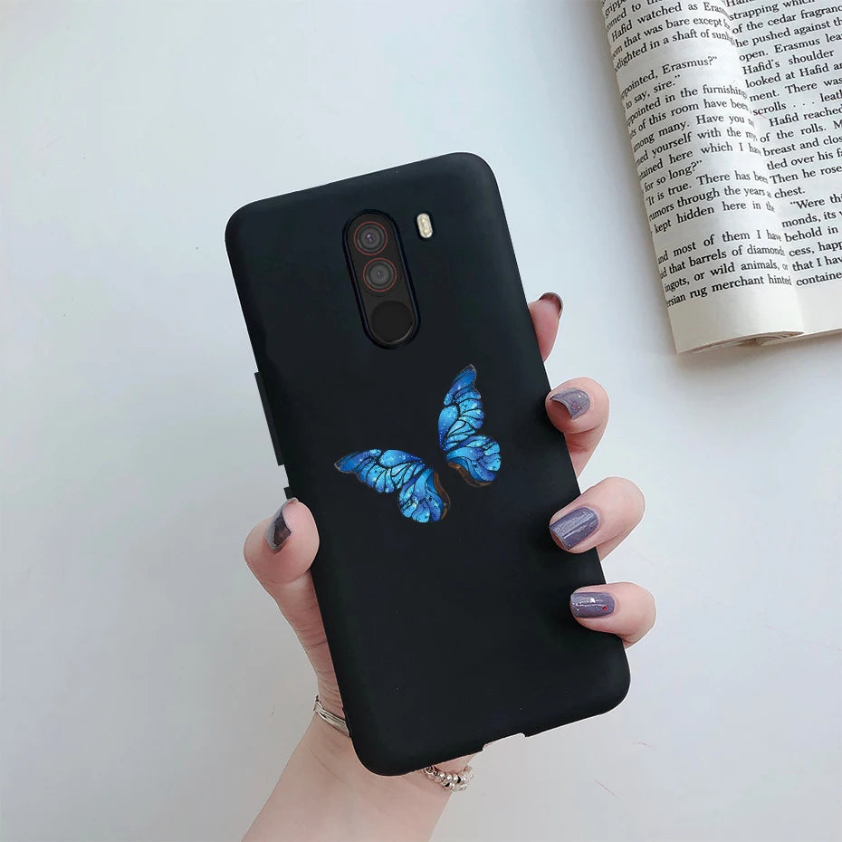 For xiaomi Pocophone F1 Case Poco F1 Cute Cat Cartoon Cover Silicone Soft TPU Phone Case For xiaomi Pocophone F1 Global F 1 Case