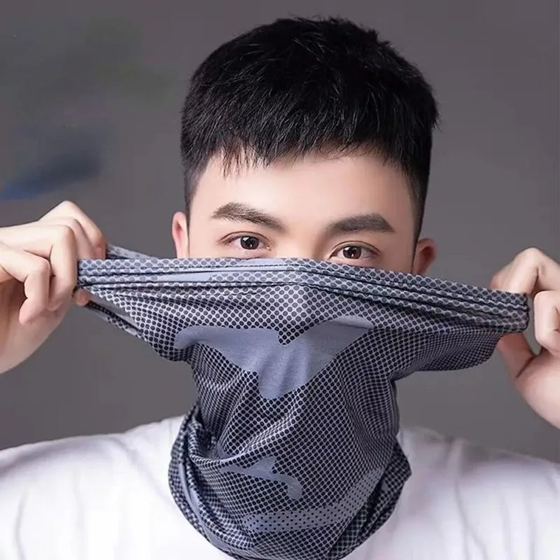 Fashion sun mask Ice silk riding head Magic Bandana Bike motorcycle biker neck neck Summer men and women