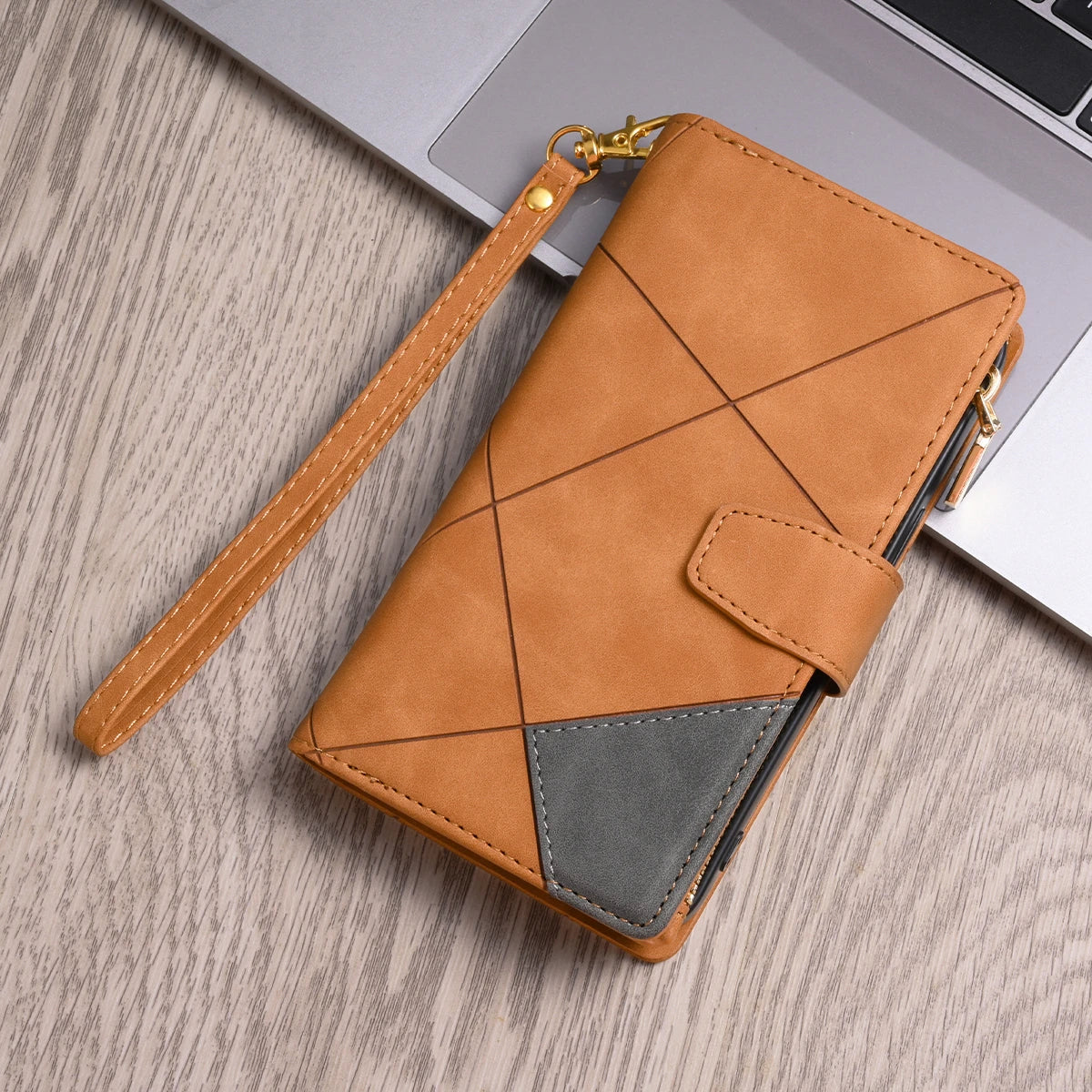 Flip Leather Case For XiaoMi 14T 13T 12T 11T 11 Lite Redmi Note 15 14 13 11S 12 Pro Plus Zipper Card Slot Wallet Bag Cover