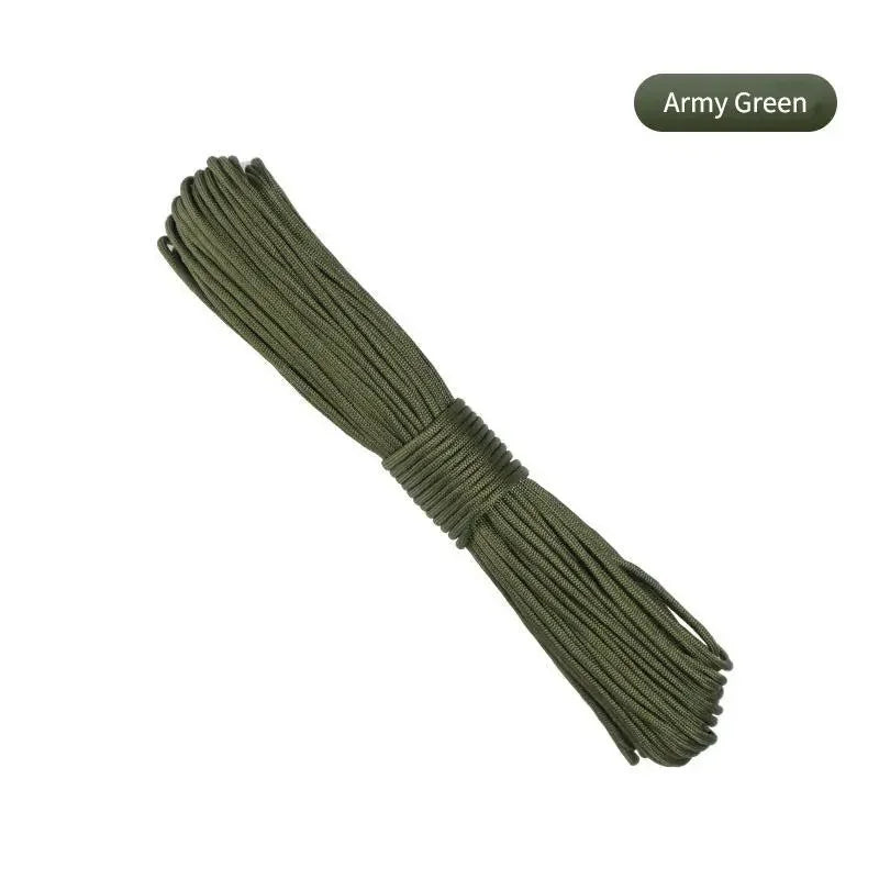 9 Cores 550 Paracord Cord 5 15 30 M Dia.4mm For Outdoor Camping Survival Lanyard Parachute Rope Hiking Tent Accessories