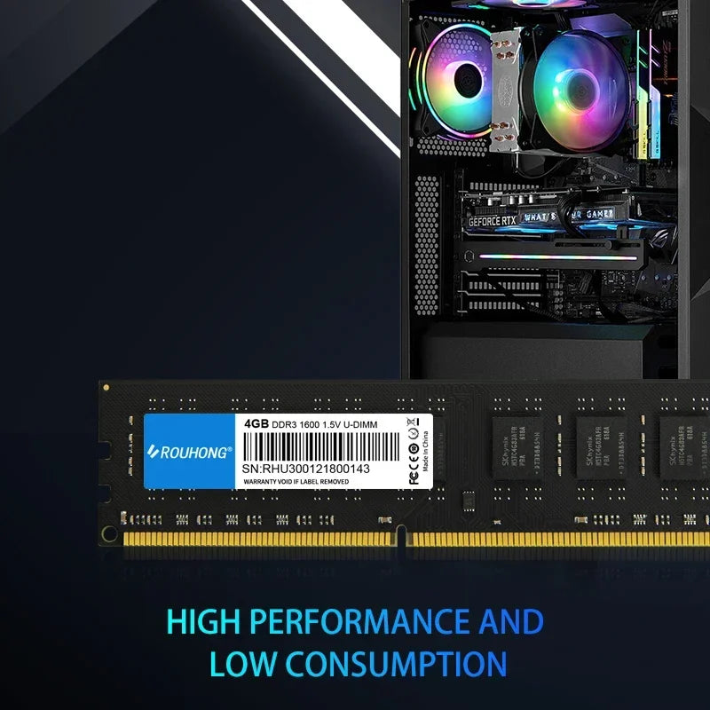 Memoria ram DDR3 Memory 8GB 4GB 1.5V 240pin 1600MHz PC3 Udimm DIMM Desktop Memory RAM