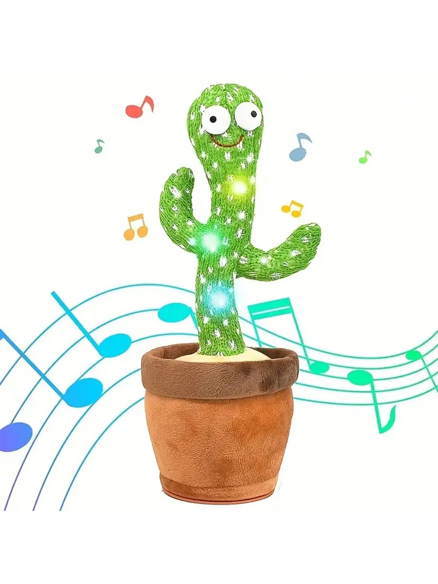 Dancing Cactus Talking Cactus Baby Toys for 0-6 Months 6-12months 1 Year Old Recording Repeats What You say Baby boy Girl Gifts