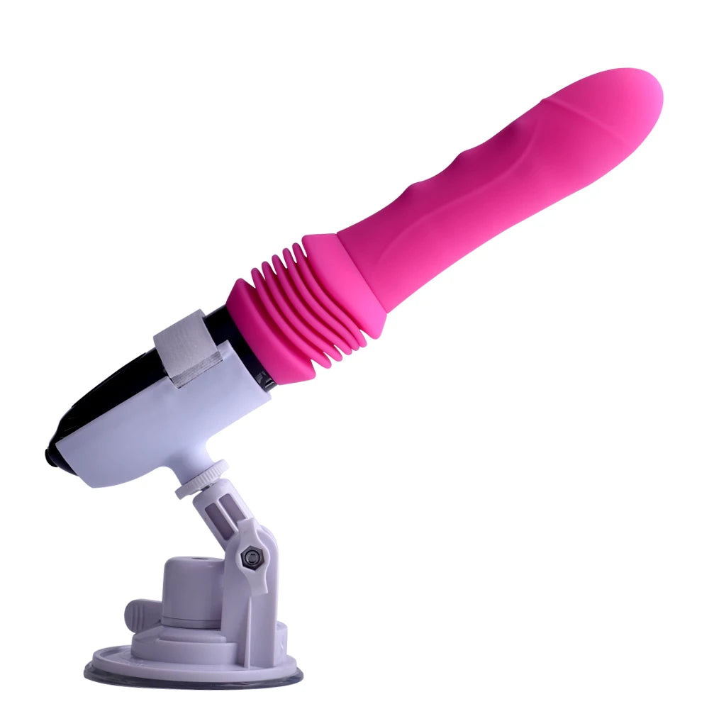 Thrusting Dildo Vibrator Sex Machine Auto Telescopic Vagina Anal Stimulator G Spot Clitoral Female Masturbator Sex Toy for Women